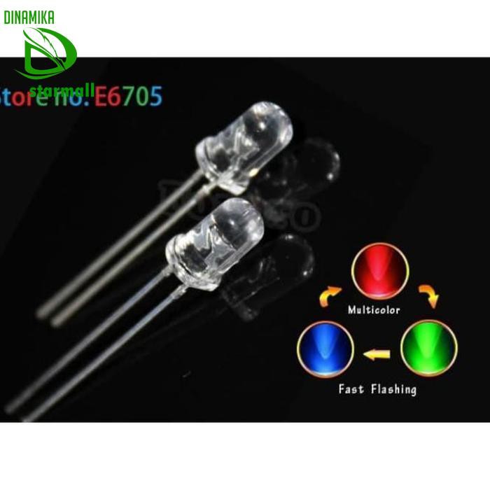 Led 3 Warna Kedap Kedip 5Mm 5 Mm Pcmelebik54 Ayo Order