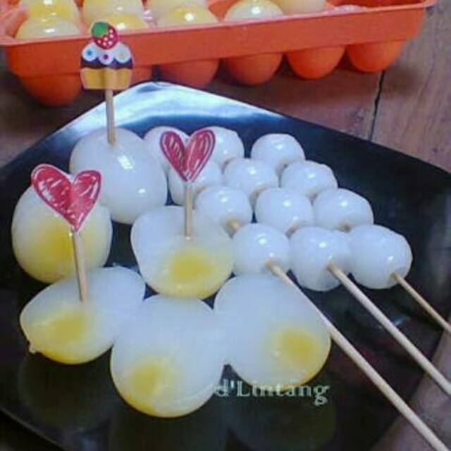 Cetakan es Batu Puding Telur Ayam Telur Puyuh Puding Anggur