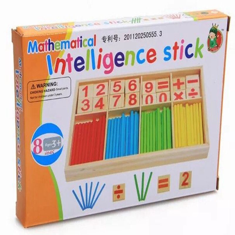 Mainan Anak MATHEMATICAL INTELLIGENCE STICK Edukasi Belajar BerHitung