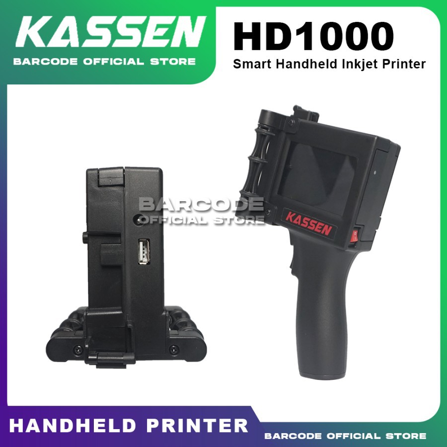 HANDHELD INKJET PRINTER KASSEN HD 1000 PRINTER INKJET PORTABLE