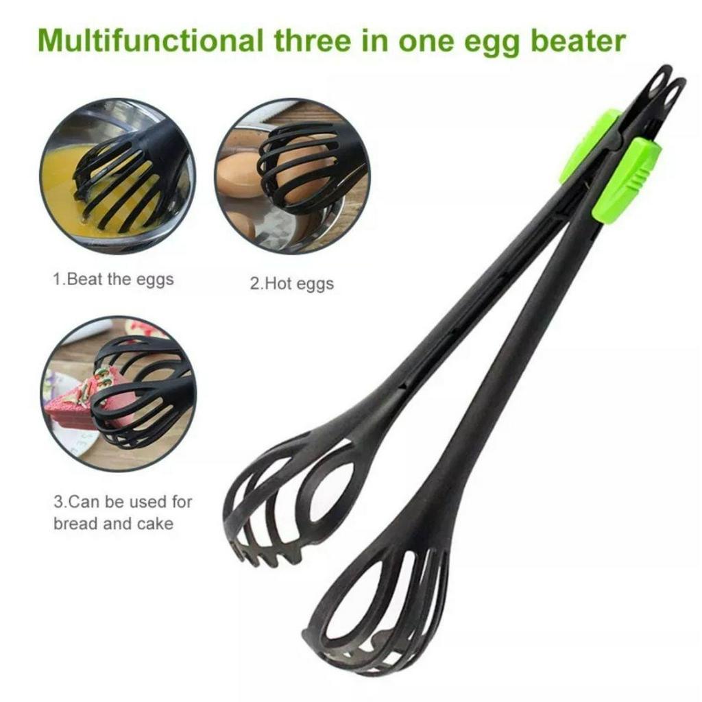 ⭐️ Jendela Kosmetik ⭐️ Kocokan Telur Adonan Multifungsi Egg Beater Whisk / Alat Kocok Telur Serbaguna Capit