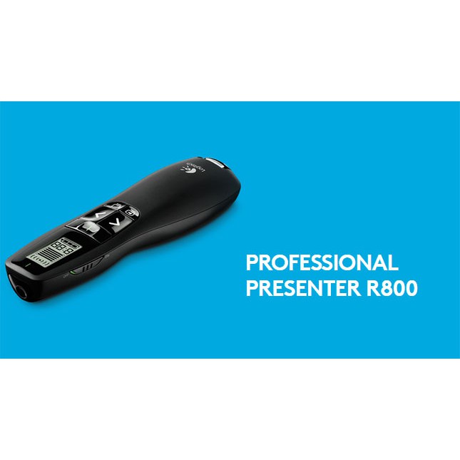 Logitech R800 Laser Pointer Wireless Professional Presenter GREEN Laser hijau 100% ORIGINAL