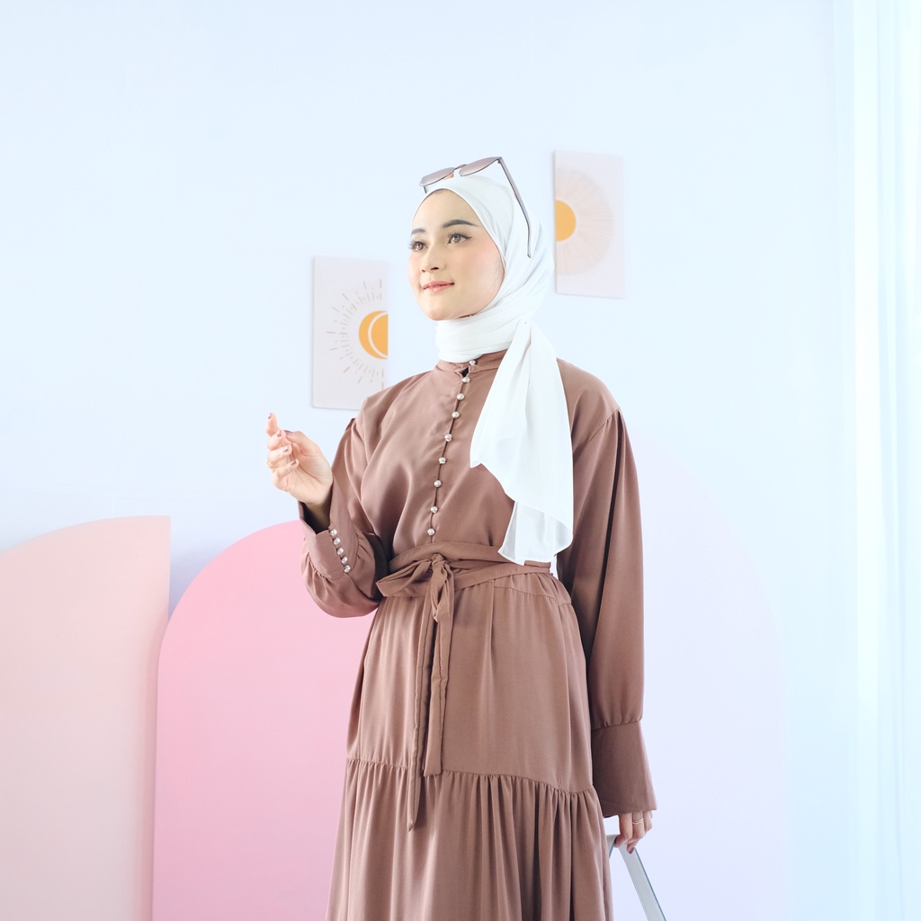 (MSB) GAMIS SHASHYA RUFFLE DAILY BUSUI DRESS WOLFIS