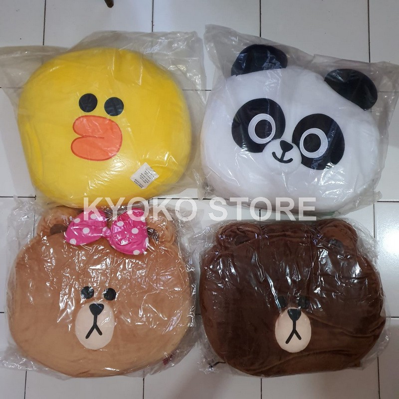 Boneka Bantal Line Cushion Official LINE Big Size 42cm