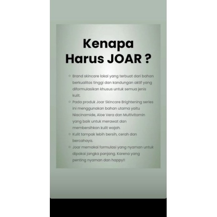 skincare joar