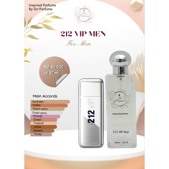 DEPARFUME MEN - 212 VIP MEN