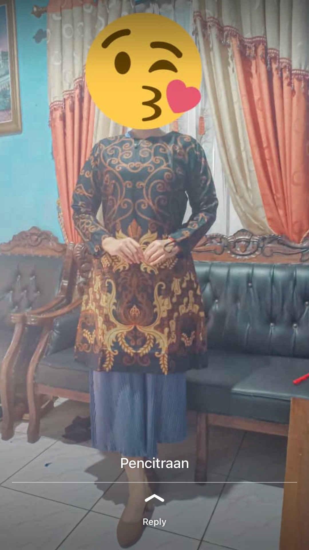 Terlaris Serut Genes Jelita Tunic Navbor Yelbor Whitbor Creambor Tunik Batik Modern Hrb030 Dolbi Dob