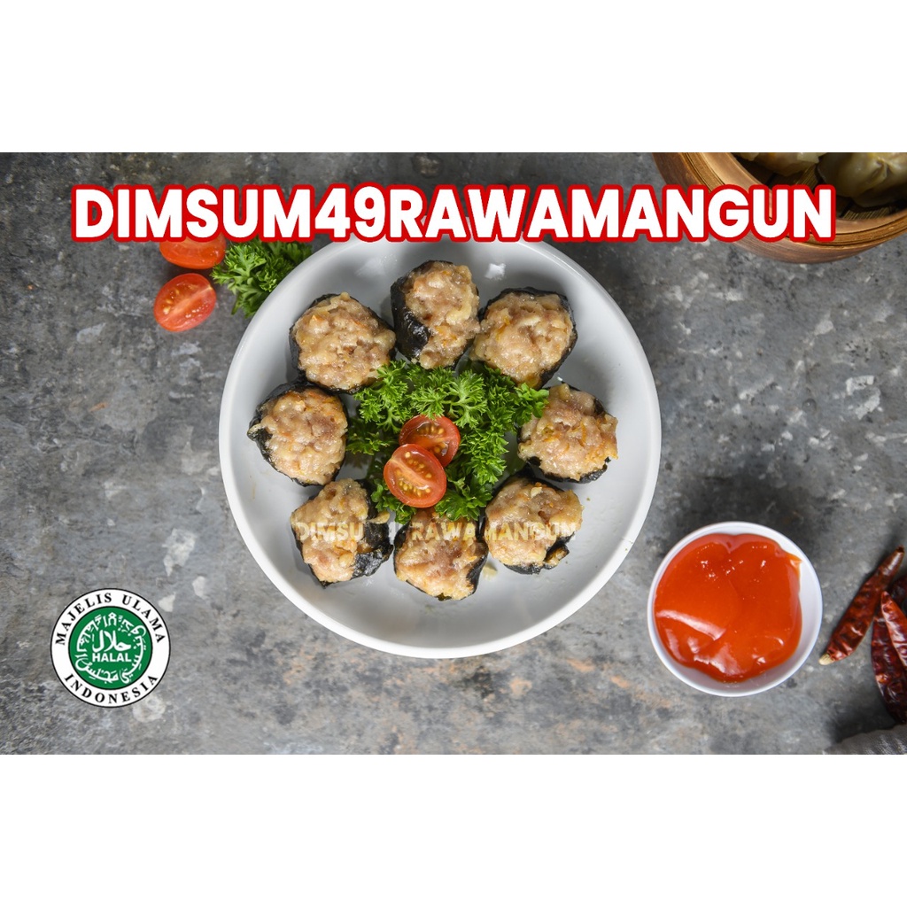 

DIMSUM NORI 49 RAWAMANGUN ISI 96 pcs/ HALAL/ FROZENFOOD