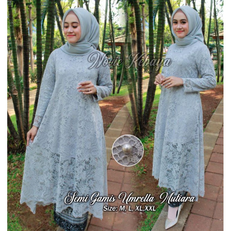 {MURAH MERIAH}semi gamis umrella brukat/kebaya pesta