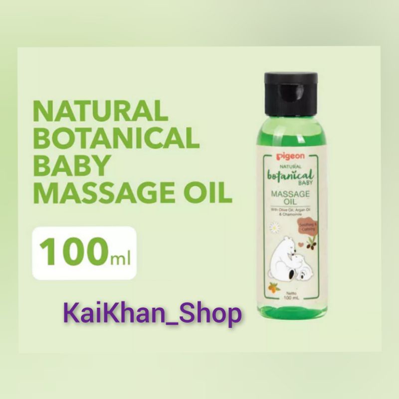 Pigeon Natural BOTANICAL Massage Oil [ 100ml ]