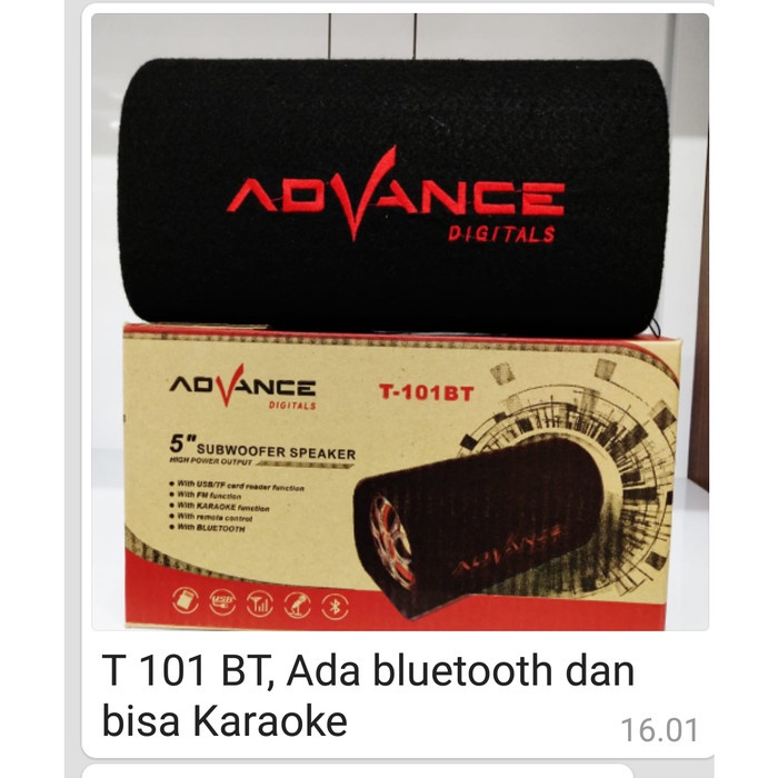 (SUSE) Speaker Subwoofer Advance T101BT