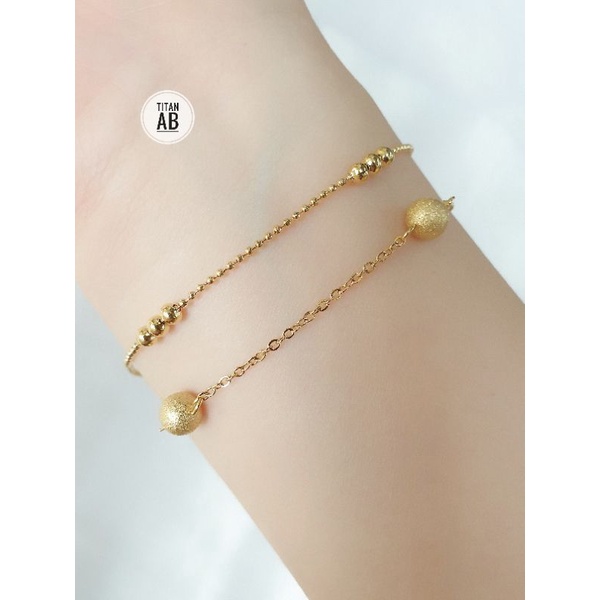 Gelang 2 Layer Titanium Boba N03082203