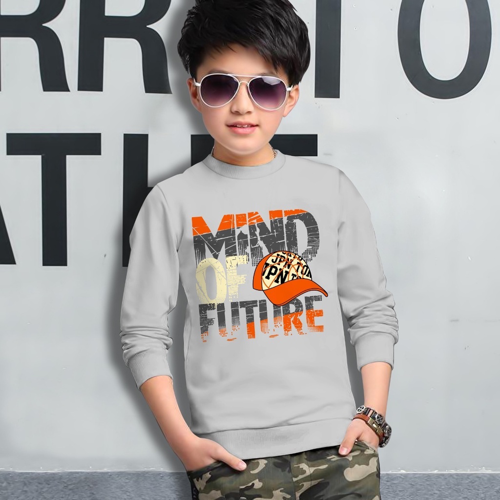 Switer Mind Future Terbaru / Sweater Anak Laki-laki /  Sweeter Gaming Bahan Babyterry / FLAVA_STORE