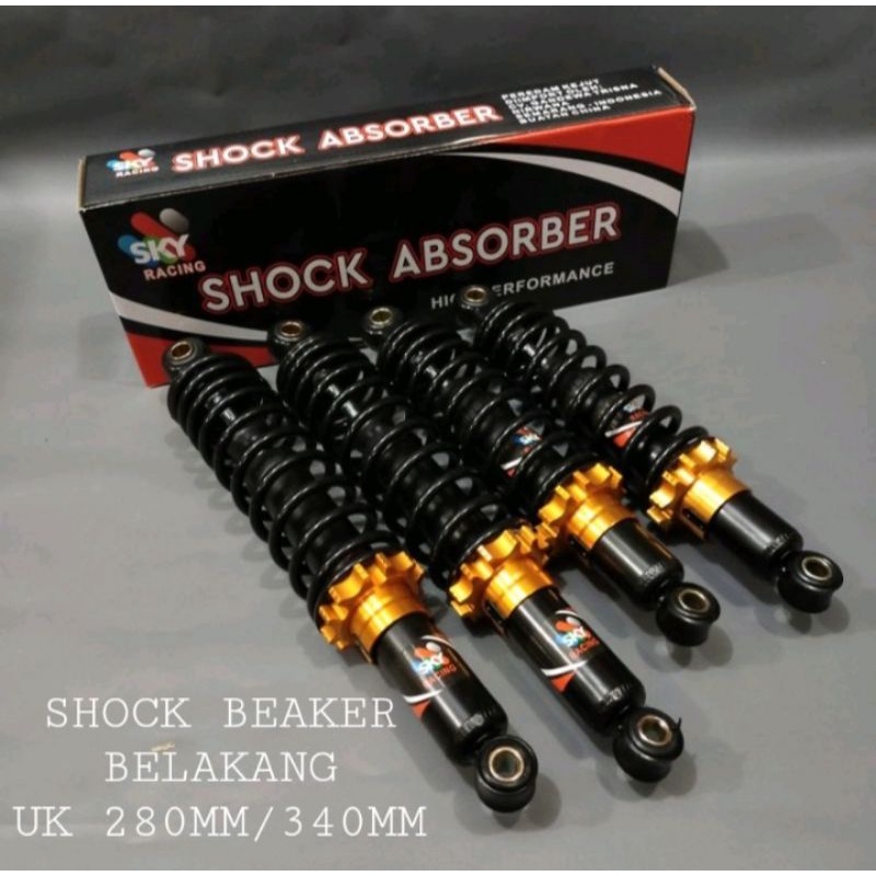 SHOCK shockbeaker belakang Bebek uk 280mm/340mm Rx king supra x jupiter z vega zr dill