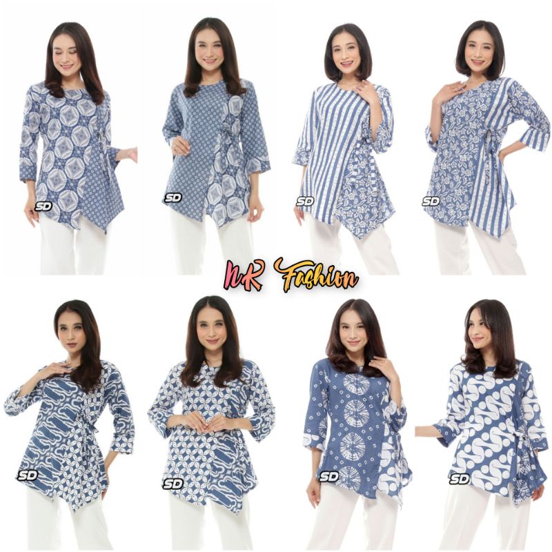 BATIK WANITA MODERN MONALISA GENES M,L,XL asli PEKALONGAN