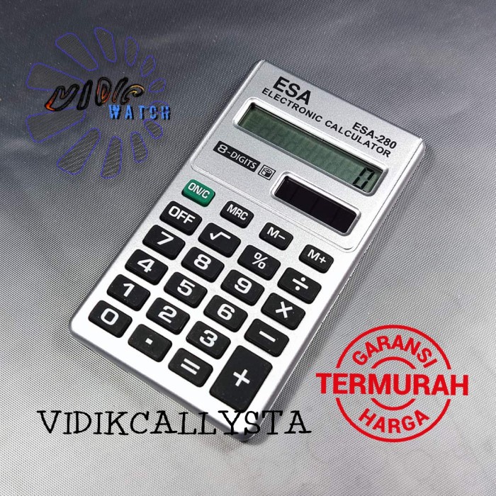 Kalkulator bagus awet 8 digits 0280 Model super Slim Kuat tipis