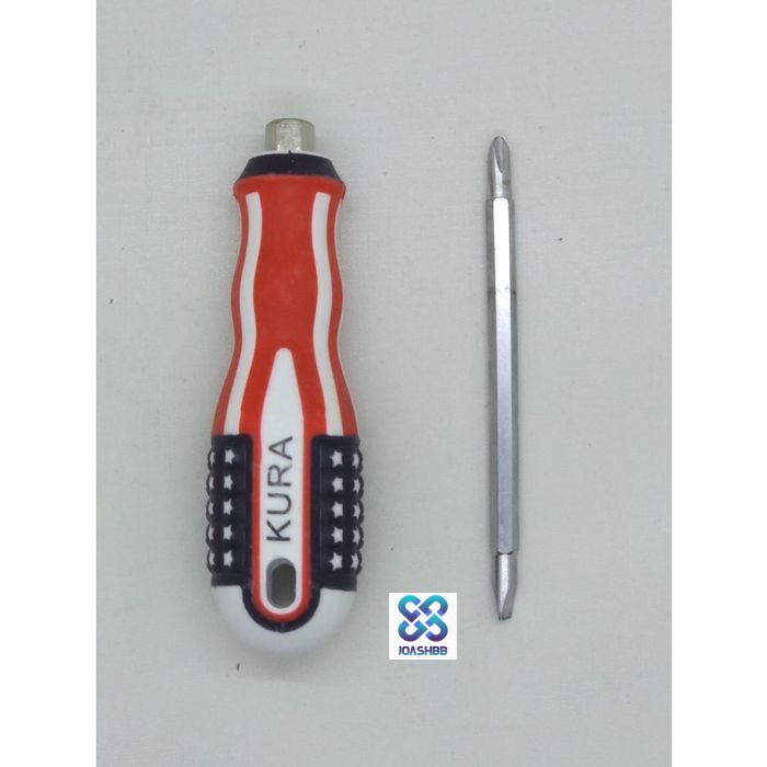 Obeng min plus magnet bolak balik amerika 4&quot; inch (10cm)