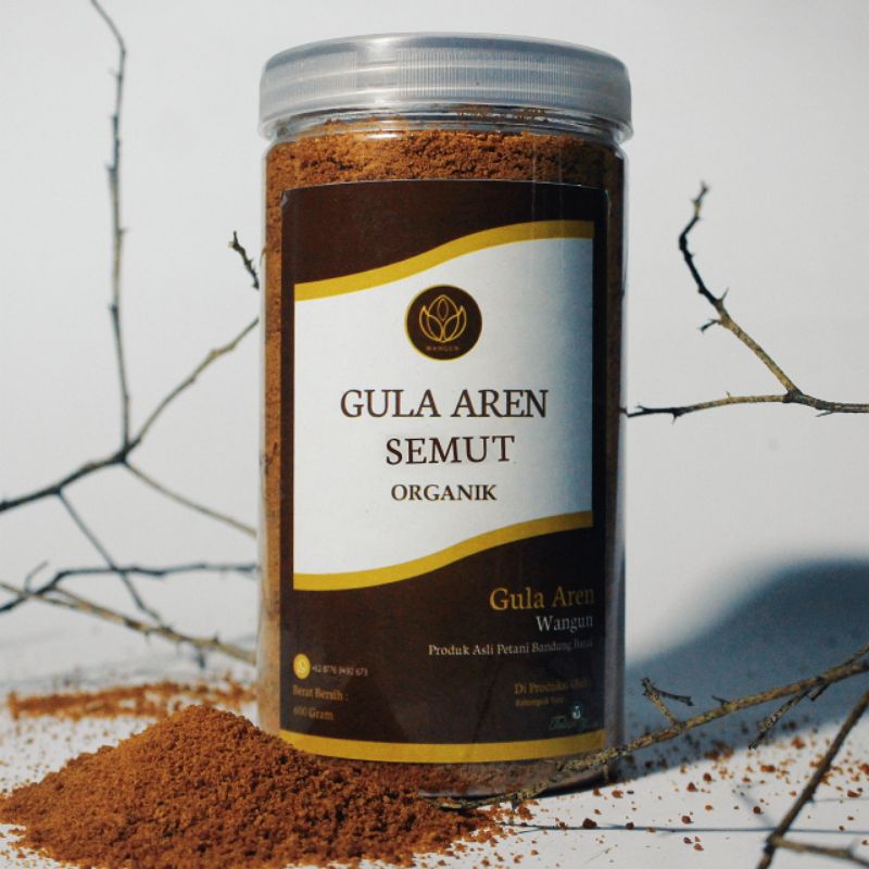 

Gula Aren Semut/Serbuk 600gram Kemasan Toples