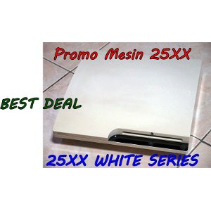 Dijual PS3 Slim 120GB CFW Seri 25XX PUTIH Murah