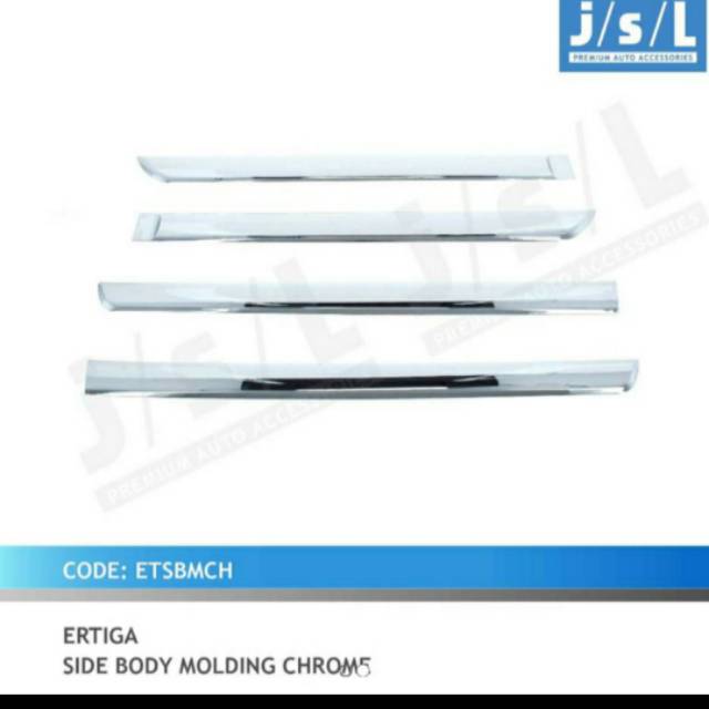 List body samping Ertiga chrome/ side body molding chrome jsl