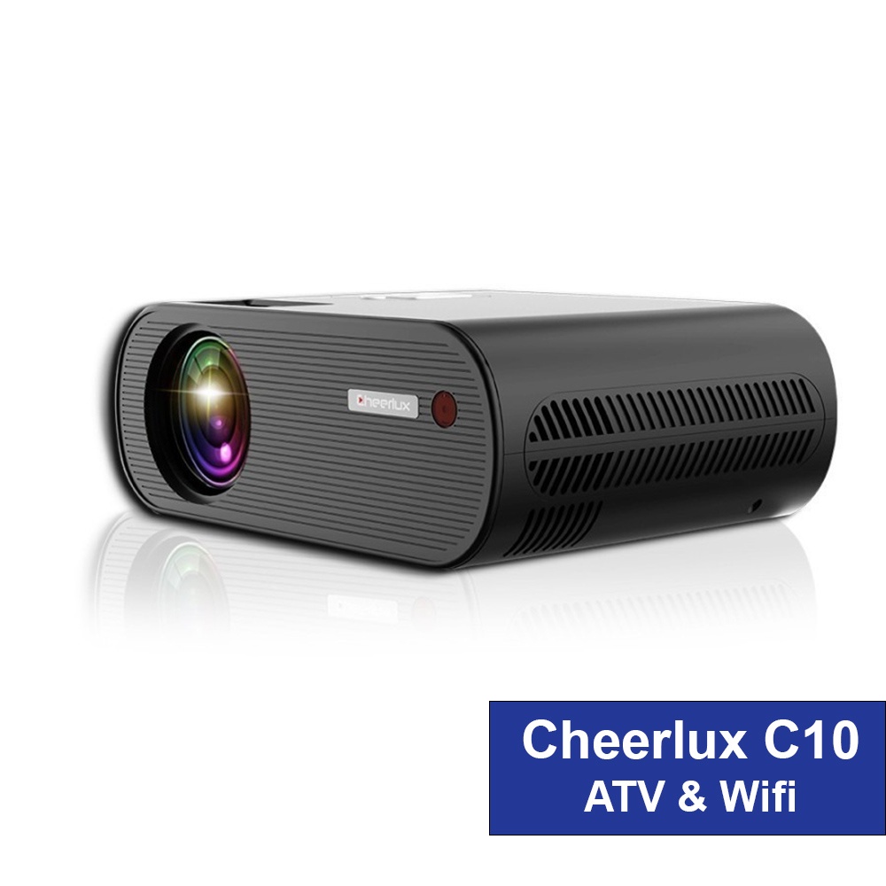 Cheerlux C10 Wifi ATV Proyektor Mini LED Projector 2600 Lumens 1080p