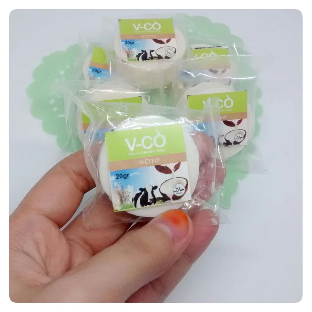 Sabun V-Cow 20 gr | Sabun VCO plus Susu Sapi