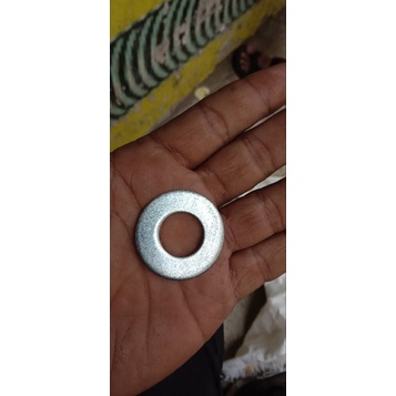 ring plat putih m6 galvanis
