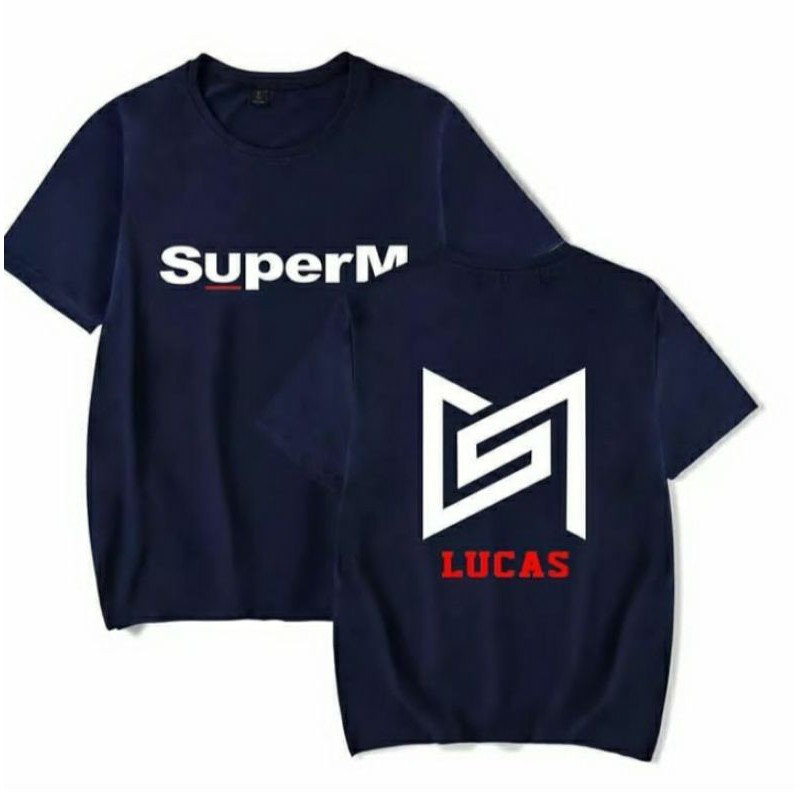 M - XXXXXL(6XL) Kaos/T-Shirt KPOP SUPERM SM JUMBO OVERSIZE BIGSIZE Pria WanitaTaemin Kai Ten