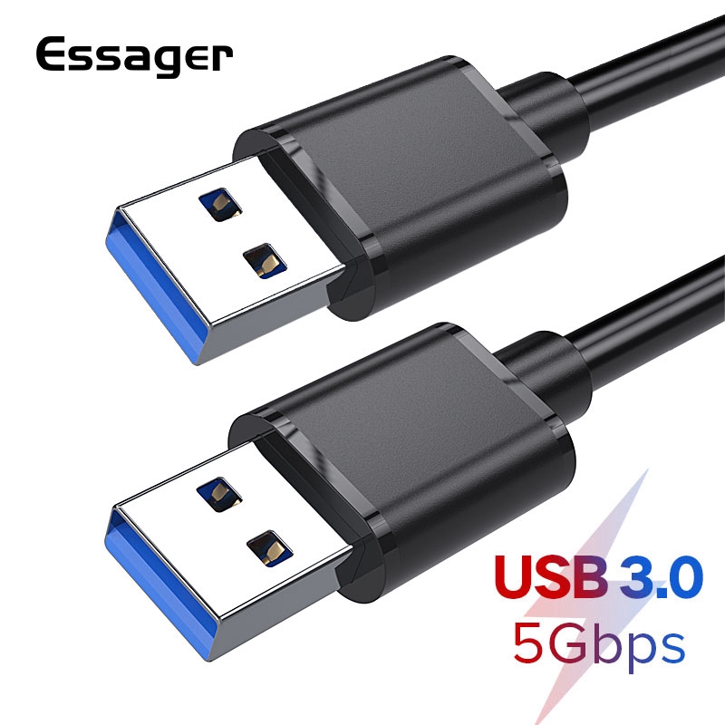 

Essager USB Extender Cable Type A Male USB 3.0 Extender for Radiator Hard Drive Webcom USB3.0 Extension Cable