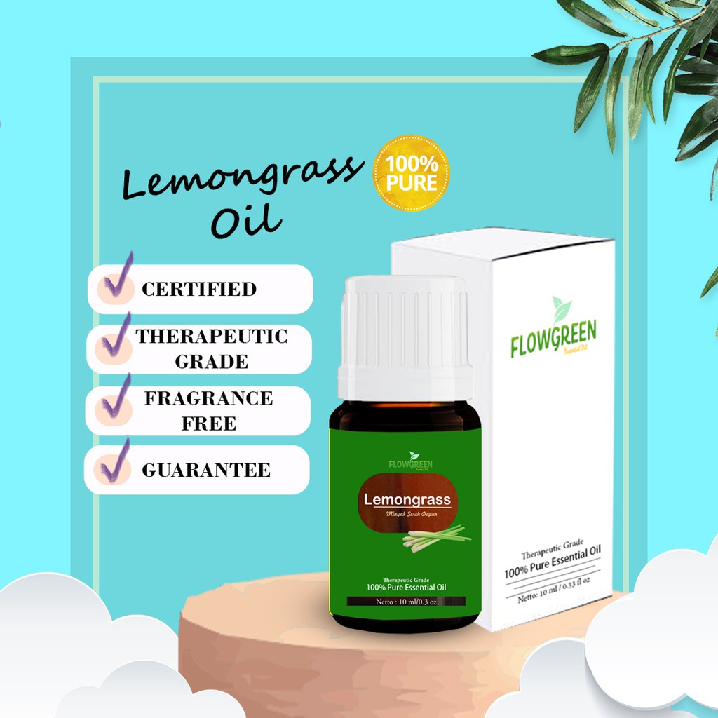 FLOWGREEN LEMONGRASS ESSENTIAL OIL DIFFUSER HUMIDIFIER OIL