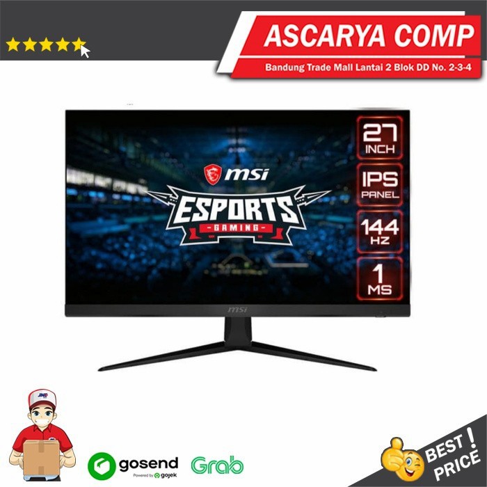 MSI OPTIX G271 IPS FHD 144Hz 1ms Frameless Freesync E-Sports Gaming