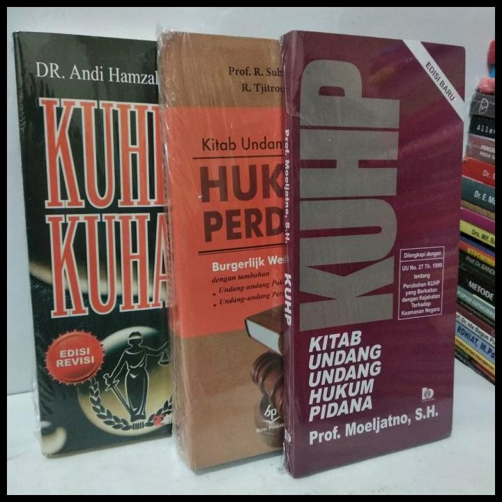 Kuhp&Kuhap Kuhperdata Kuhp 3 Buku | Caramel