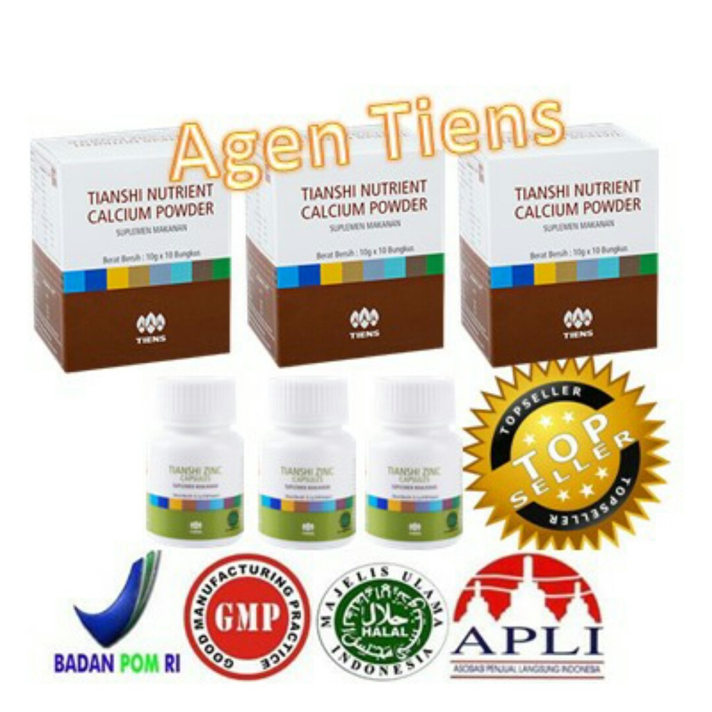 

Susu Peninggi Badan Alami NHCP Zinc Paket 20 Hari