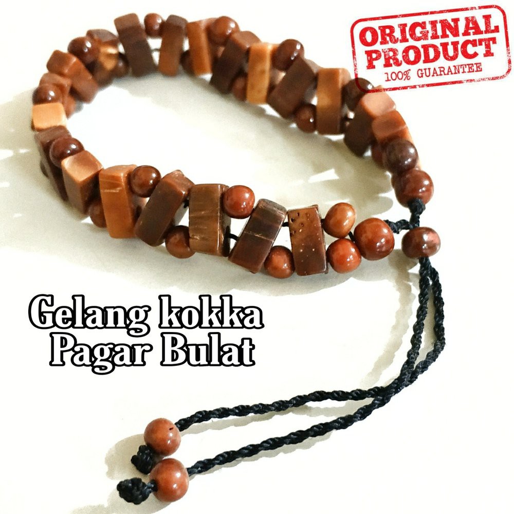 GELANG KESEHATAN KAYU ASLI KAOKAH KAUKAH KOKKA KAOKA KOKAH ASLI ISTANBUL TURKI MODEL PAGAR BULAT COK