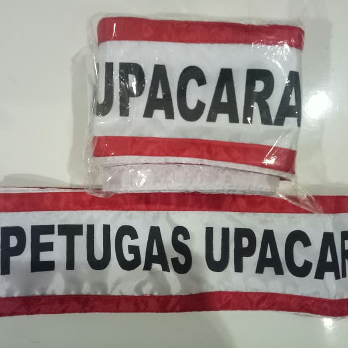 Selempang petugas upacara isi 10pc, perlengkapan upacara