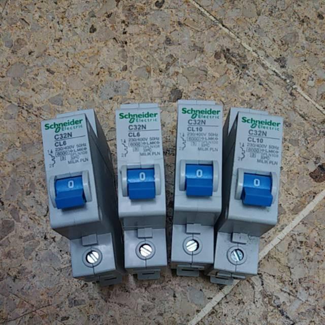 Mcb Milik Pln Cl6 6A Cl10 10A Schneider Original