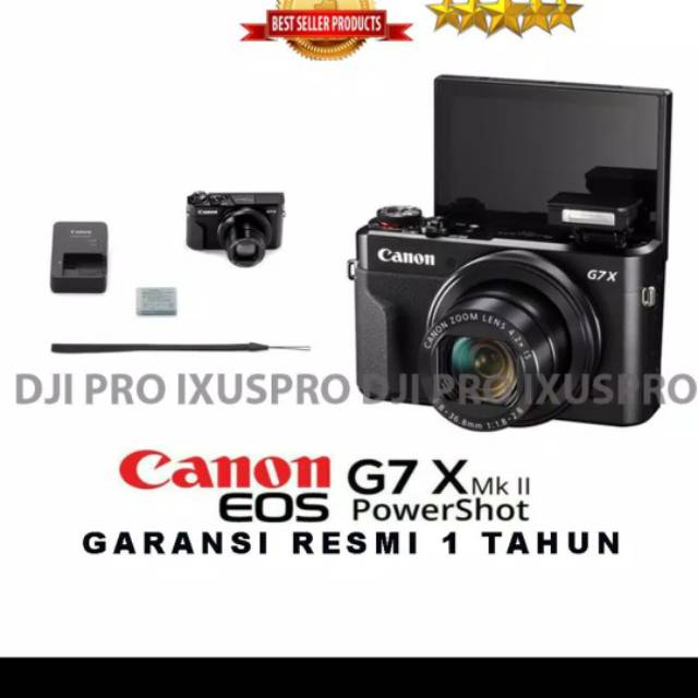 CANON G7X MARK II GARANSI RESMI PT. DATASCRIPT