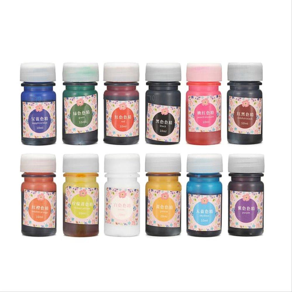 

Terlaris 12 Color Epoxy UV Resin Coloring Dye Colorant Resin Pigmen