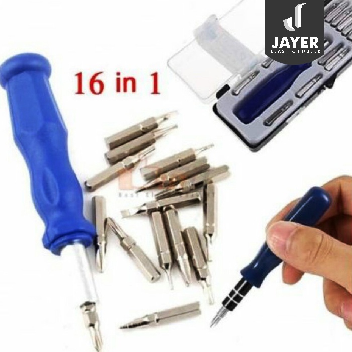 SET Obeng Mini 16 in 1 Mutifungsi / Mini  Repair Tool Kit Repair