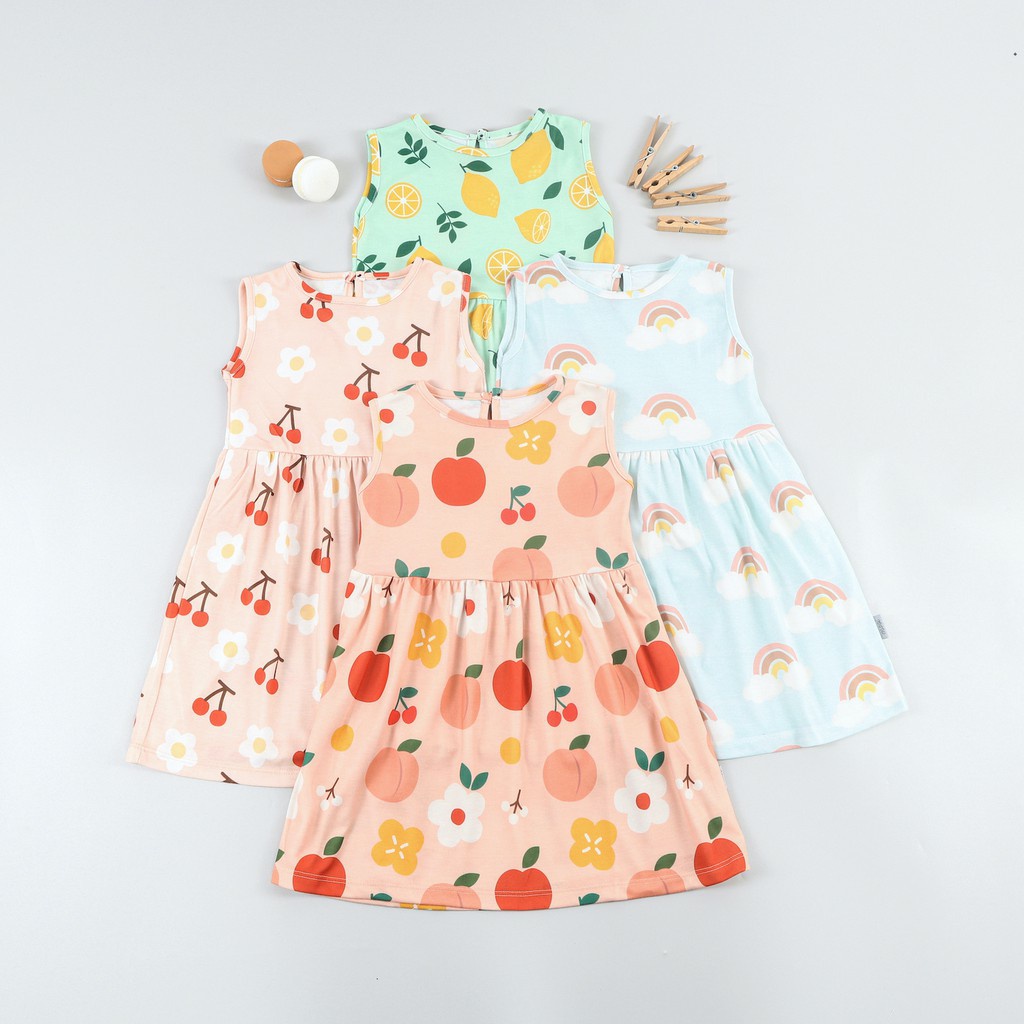 MOOI - Printed Sleeveless Dress / Dress Anak Perempuan