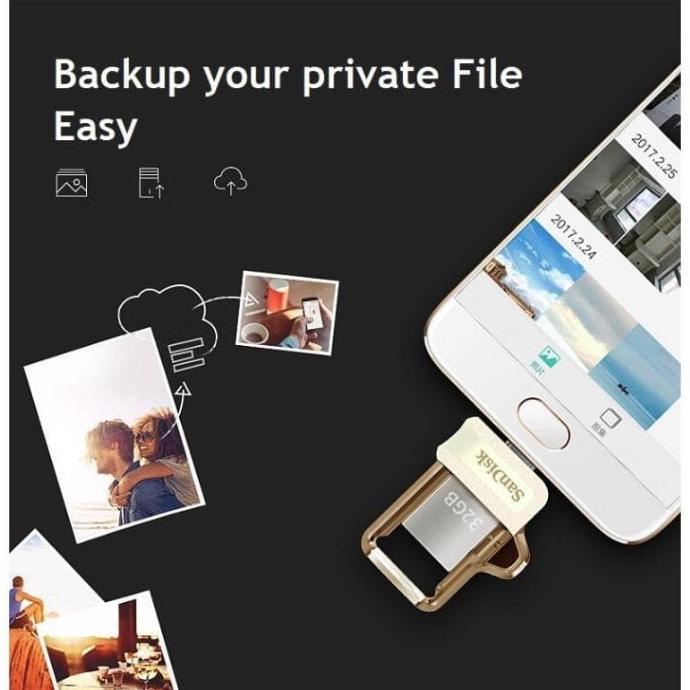 DUAL FLASH DRIVE 3.0 USB OTG 2 IN 1 HP KOMPUTER FLASHDISK 3.0 ULTRA - 32 GB