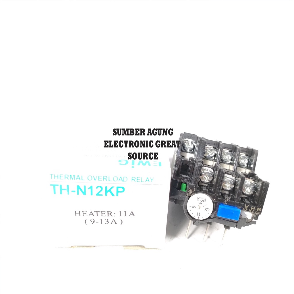 THN12KP 11A Ewig Thermal Overload Relay 9A Hingga 13A Overlod