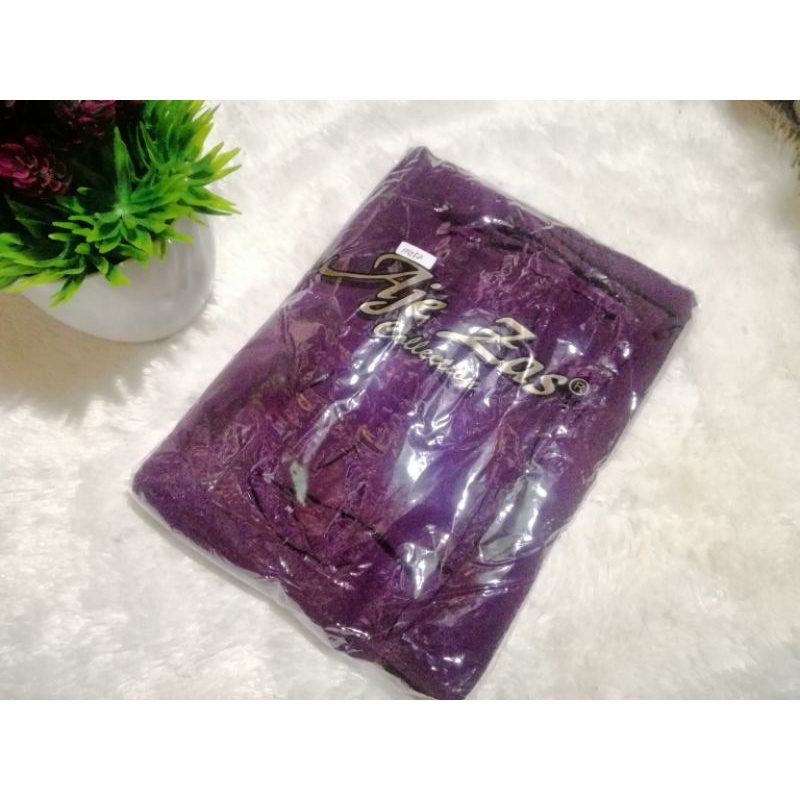 Khimar aje zas moka /moca best seller premium original aje zas-Ungu tua