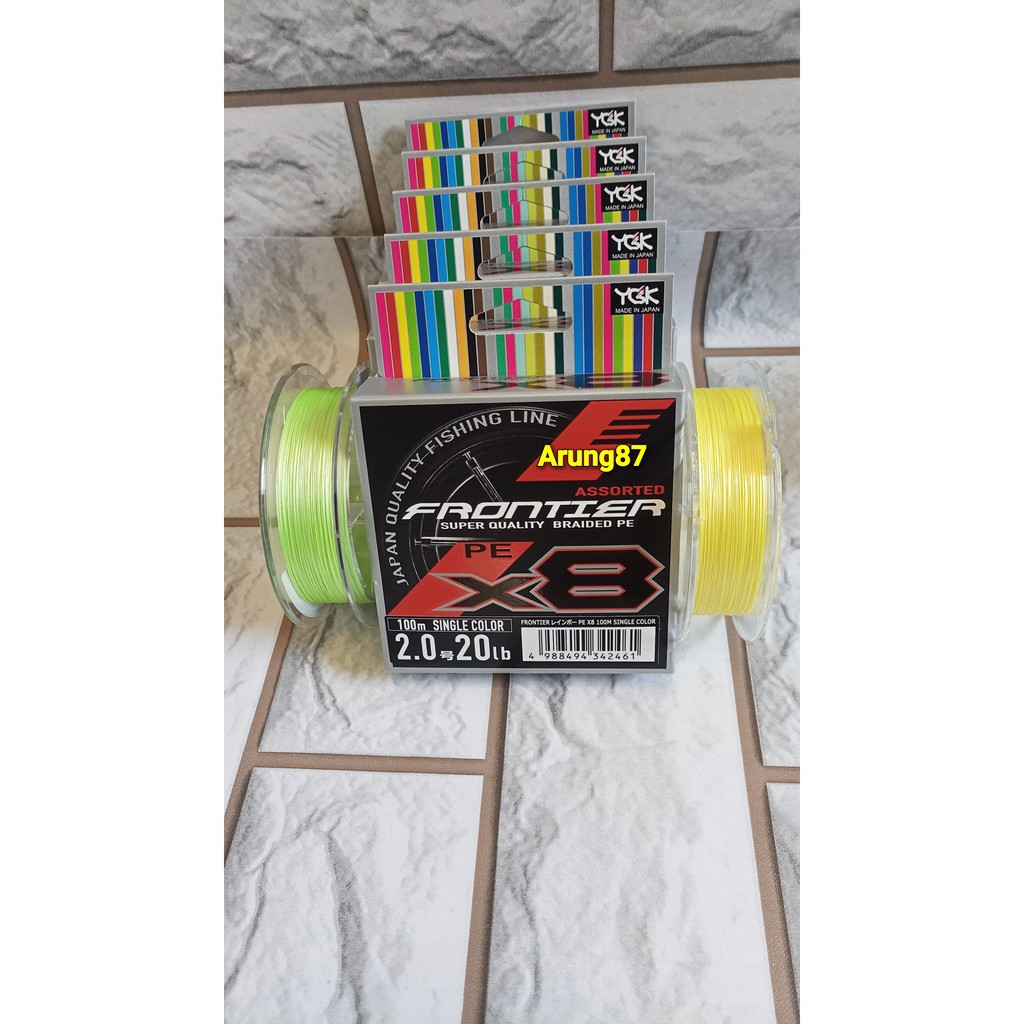 BENANG PANCING PE YGK FRONTIER 2.0 20lb X8 100m