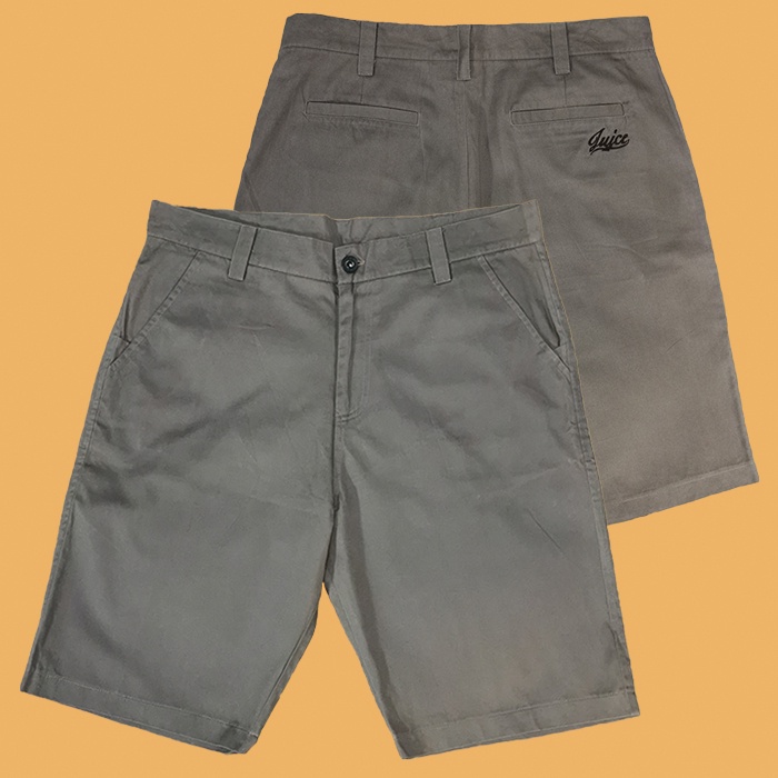 CELANA PENDEK PRIA JUICE EMATIC SIZE : 32 KATUN KANVAS SUEDE DCPM-0005