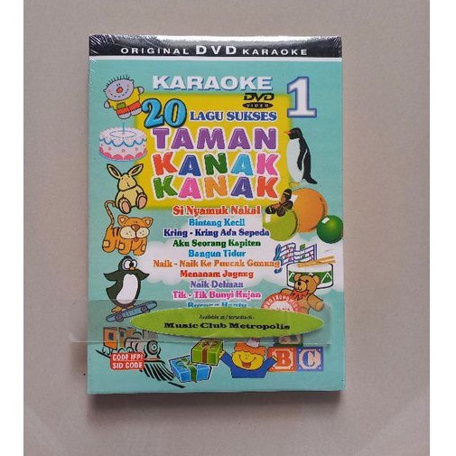 DVD KARAOKE ANAK ANAK - 20 LAGU SUKSES TK VOL.1/VOL.2/VOL.3 + PAKET 3 ALBUM