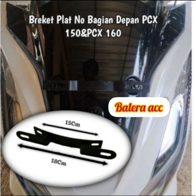 Breket Dudukan Plat Nomer PCX 160 2021 2022 2023 Premium Presisi