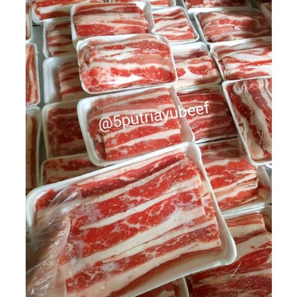 

Us Slice Beef Shortplate Daging Sapi Slice Sliced Beef Kualitas Winutoko