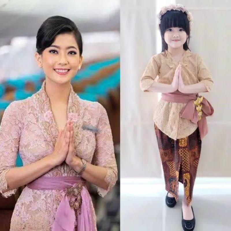 KEBAYA GARUDA INDONESIA/KEBAYA PRAMUGARI SIZE DEWASA