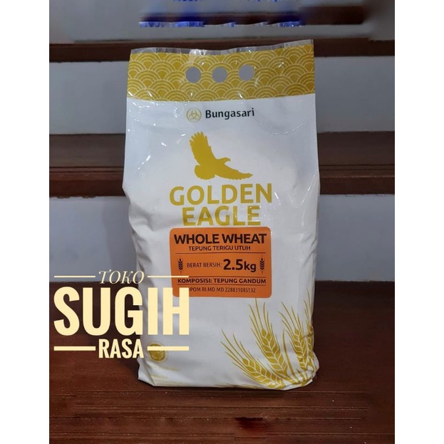 

Tepung Gandum Halus (Whole Weat) Golden Eagle 2.5kg